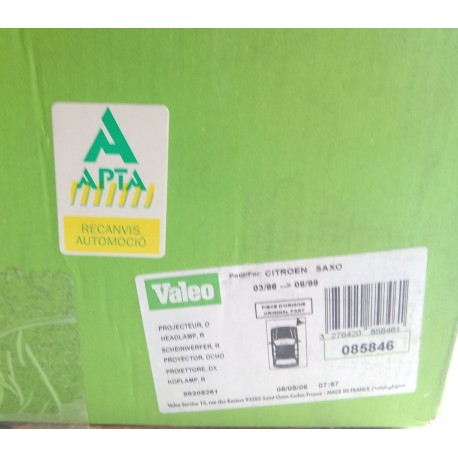 085846 OPTICA DR. H4 SAXO 96