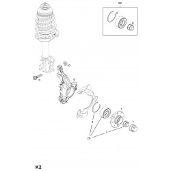 OPEL 5308054 mangueta original