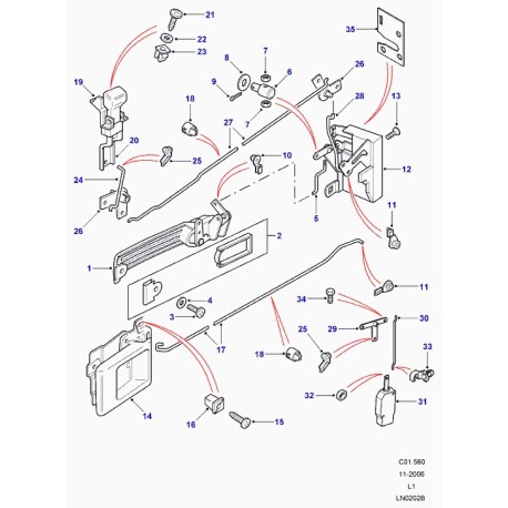 CLIP-VARILLA DE UNION ORIGINAL bfp1265l