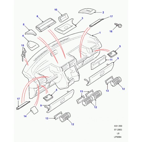 FAH000180PMA MAT Land Rover original