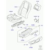HJR500021PVA REVESTIMENTO DO COJINHO DO ASSENTO Land Rover original