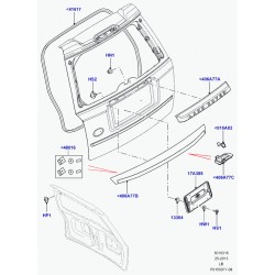 LR002142 CLIP Land Rover original