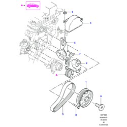 1480553 Polea mando aux Ford original