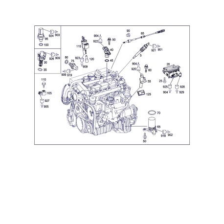 a0249977445 JUNTA TORICA ORIGINAL MERCEDES