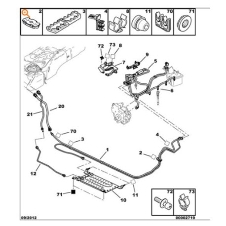 157499 juego de tubos opel citroen peugeot original