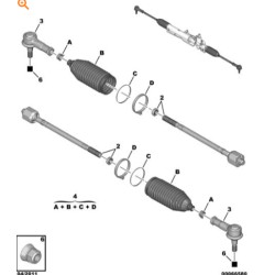 381773 KIT ROTULA PEUGEOT CITROEN ORIGINAL