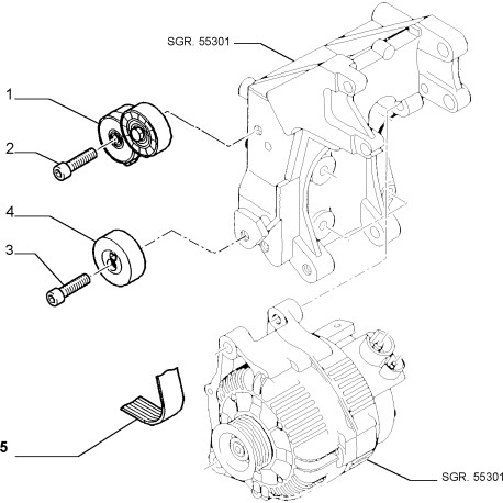 9631847480 Fiat TENSOR CORREA FIJO