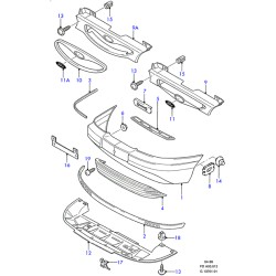 1128760 Tubo flexible de aire de sobrealimentación ORIGINAL FORD