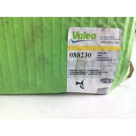 VALEO 088230 FARO DERECHO IBIZA/CORDOBA 01'-