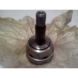 Wheel shaft with joint