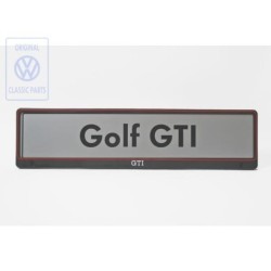 Support de plaque d'immatriculation GTI