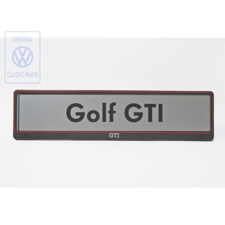 GTI license plate holder