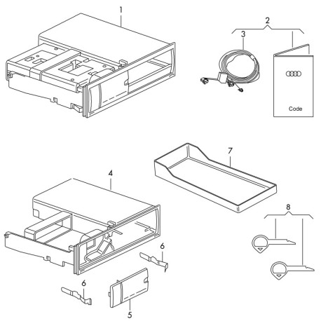 4L0051592A Cable Harness VAG