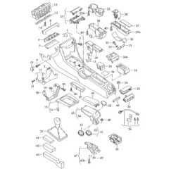 8E0864207G 4D9 Armrest AUDI