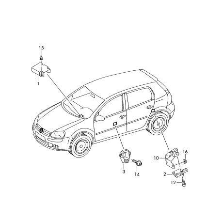 1K0909605A 00L UNIDAD DE CONTROL NUEVA VW GOLF