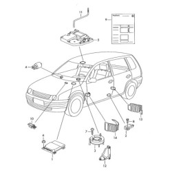 6Q0909601F 006 Control Unit, Airbag VW