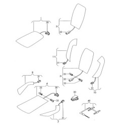 3C0963554 SENSOR OCUPACIÃN DE ASIENTO ORIGINAL