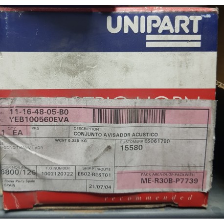 conjunto avisador yeb100560eva