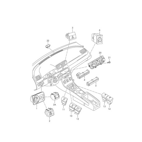 3T0927134D WHS interruptor original skoda superb