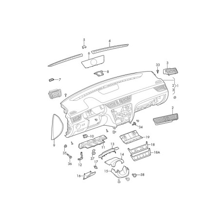 5E0819701C ZLL Air Vent Nozzle VAG