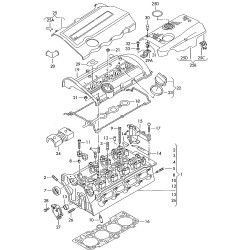 058198025a GENUINE GASKET SET VAG