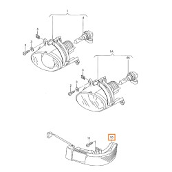 1t0949102d LUZ INTERMITENTE DERECHA VW TOURAN 2003-2010