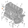 023403 STOPFEN WASSERABLASS ZYLINDERBLOCK ORIGINAL PSA