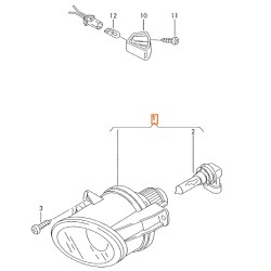 FARO DELANTERO 3C0941700A ANTINIEBLA HALOGENO DERECHO