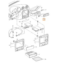 PARCEL TRAY 5P0857925