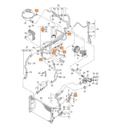 n90686701 GENUINE FUEL LINE CLAMP