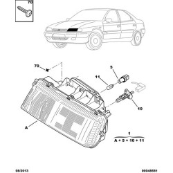 086925 FARO RIGHT CITROEN XANTIA II VALEO ORIGINAL