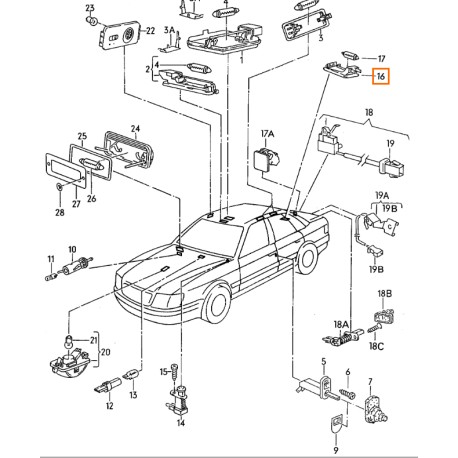 331947113 Lumière du coffre d'origine