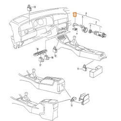 6K0919243 Original Vag Portalamparas with bulb