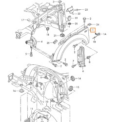 8N0821105 aleta delantera original Audi Coupe/TT ROADSTER