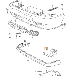 6k0805639b DEFLECTOR ORIGINAL IBIZA CORDOBA