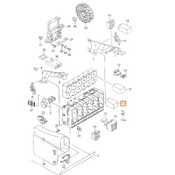 357955531 Relais d'origine Audi VW 3B0955531