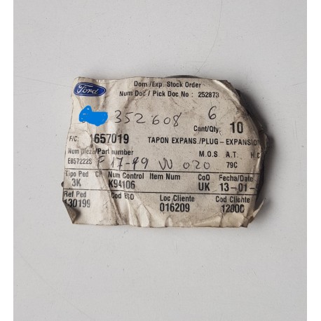 1657019 Plug d'extension d'origine