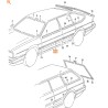 Moulage 323853516E 2BC original VW Passat
