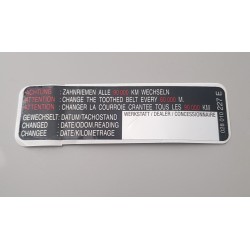 028010227e pegatina original vag