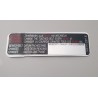 028010227e adesivo originale vag