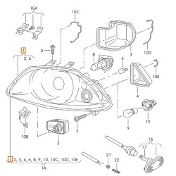 6L1941029B FARO IZQ IBIZA /CORD 6L1941029 ORIGINAL 6L1941751B