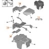 9665878080 Boîte à fusible de la Peugeot 508 d'origine