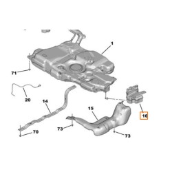 1610115580 DEPOSITO ADITIVO FAP PEUGEOT CITROEN ORIGINAL