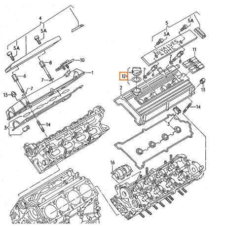 06B103485C tapon de aceite original 06B103485B