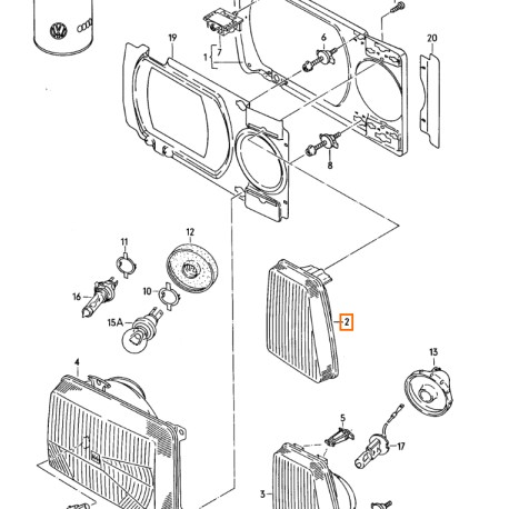 321941065 LEAF SIMULÉ VW PASSAT 81-88