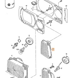 321941066 Lighthouse gauche simulée VW Passat 81-88