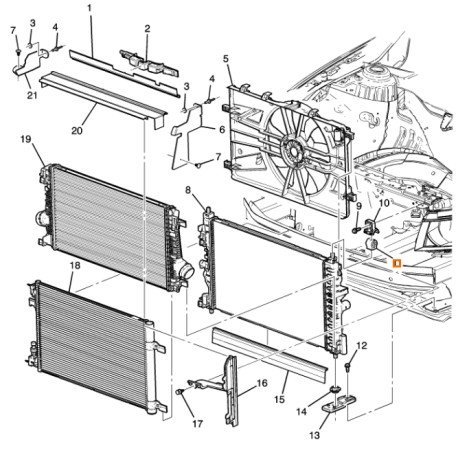 Original elastischer Unterstützung 13306606