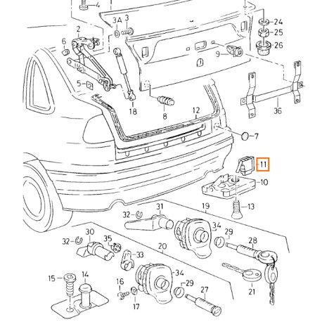 333947561 INTERRUPTOR ORIGINAL VAG
