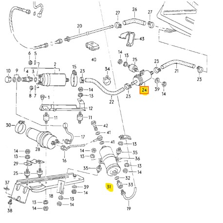 811133511d Filtre Audi VW d'origine