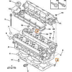 023442 Original Peugeot Citroen Opel Plug